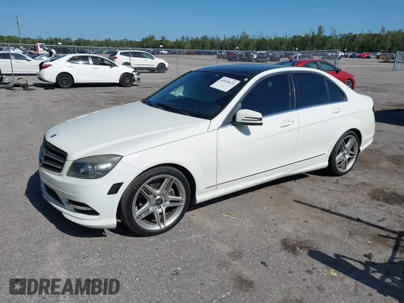 2011 Mercedes-Benz C-Class C 300 Sport with VIN WDDGF5EB3BR152220, listed as a IAAI auction lot 42030611 with 133,702 mi miles. Bid and sale history available at carsss.com. Image 2.
