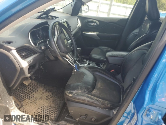 2018 Jeep Cherokee Trailhawk with VIN 1C4PJMBB4JD502876, listed as a Copart auction lot 54235325 with 87,635 mi miles and Salvage title. Bid and sale history available at DreamBid. Image 7.