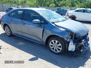 2021 Toyota Corolla LE with VIN JTDEPMAE7MJ144664, listed as a IAAI auction lot 42269698 with 23,500 mi miles and . Bid and sale history available at DreamBid. Image 1.