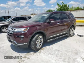 2018 Ford Explorer Limited with VIN 1FM5K7FHXJGB64964, listed as a Copart auction lot 62706785 with 49,119 mi miles and Salvage title. Bid and sale history available at DreamBid. Image 1.