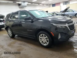 2023 Chevrolet Equinox LT with VIN 3GNAXUEG0PL147369, listed as a Copart auction lot 49589675 with 43,528 mi miles and Salvage title. Bid and sale history available at DreamBid. Image 4.