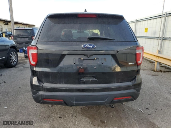 2019 Ford Police Interceptor Utility with VIN 1FM5K8AR1KGA29346, listed as a Copart auction lot 42995485 with 0 mi miles and Clean Title. Bid and sale history available at carsss.com. Image 6.
