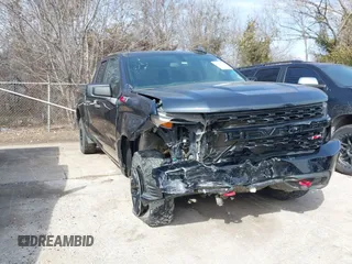 2020 Chevrolet Silverado 1500 Custom Trail Boss with VIN 1GCRYCEFXLZ232491, listed as a IAAI auction lot 41579907 with 62,258 mi miles and . Bid and sale history available at DreamBid. Image 1.