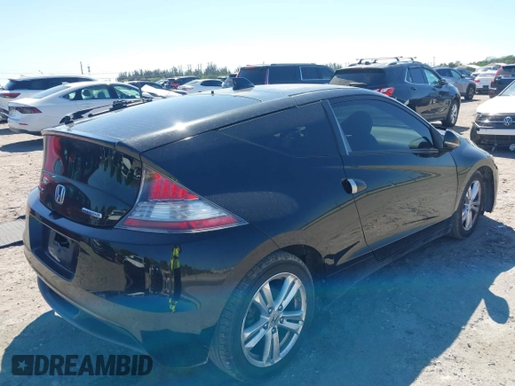 2011 Honda CR-Z EX with VIN JHMZF1C66BS008072, listed as a IAAI auction lot 41742778 with 96,473 mi miles. Bid and sale history available at carsss.com. Image 4.