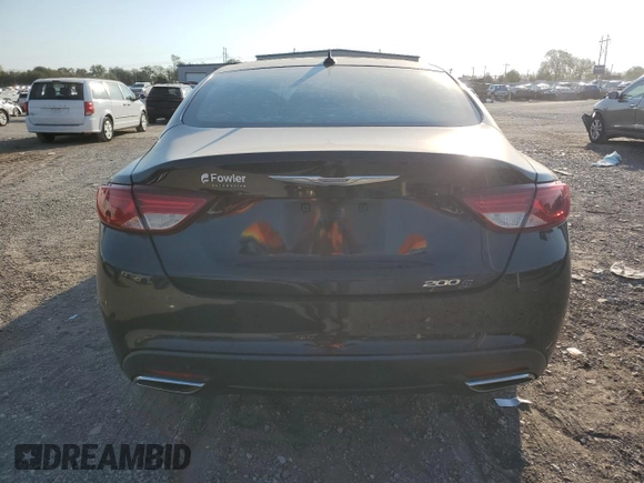 2016 Chrysler 200 S with VIN 1C3CCCBG1GN146800, listed as a Copart auction lot 74619814 with 100,454 mi miles and Salvage Title. Bid and sale history available at carsss.com. Image 6.