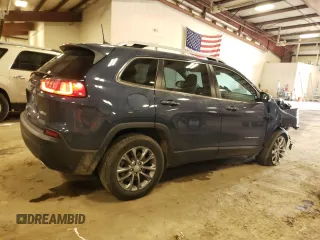 2021 Jeep Cherokee Latitude Lux with VIN 1C4PJLMX8MD177320, listed as a Copart auction lot 53457705 with 81,116 mi miles and Non repairable. Bid and sale history available at DreamBid. Image 3.