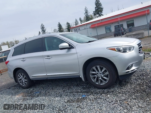 2014 Infiniti QX60 with VIN 5N1AL0MMXEC531216, listed as a IAAI auction lot 42003851 with 91,232 mi miles and . Bid and sale history available at DreamBid. Image 13.