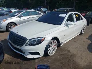 2015 Mercedes-Benz S-Class S 550 with VIN WDDUG8CB5FA190072, listed as a IAAI auction lot 40954549 with 94,609 mi miles. Bid and sale history available at carsss.com. Image 2.