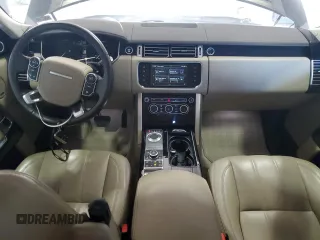 2016 Land Rover Range Rover HSE with VIN SALGS2KF2GA258801, listed as a Copart auction lot 54948595 with 56,495 mi miles and Salvage title. Bid and sale history available at DreamBid. Image 8.