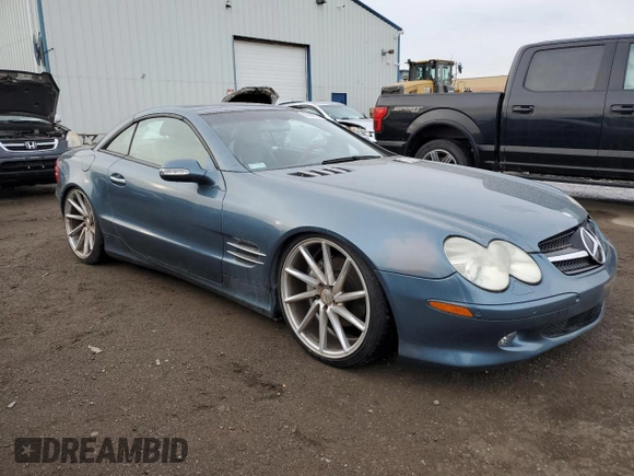 2003 Mercedes-Benz SL 500 with VIN WDBSK75F93F008171, listed as a Copart auction lot 83149314 with 152,312 mi miles and Clean title. Bid and sale history available at DreamBid. Image 4.