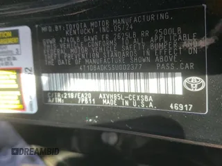 2025 Toyota Camry LE с VIN 4T1DBADK5SU002377, выставлен на аукционе Copart как лот 50020925 с пробегом Не указан миль и Списание • Salvage title. История ставок и продаж доступна на DreamBid. Изображение 14.