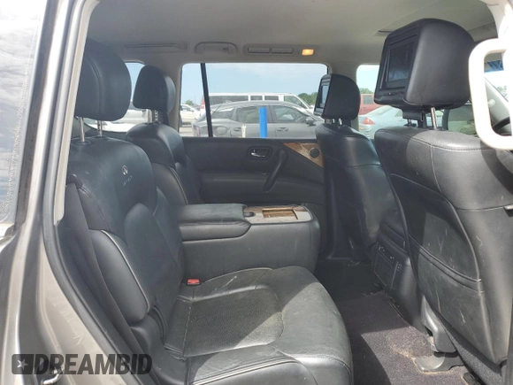 2013 Infiniti QX56 with VIN JN8AZ2NF3D9550303, listed as a Copart auction lot 57771745 with 137,866 mi miles and Salvage title. Bid and sale history available at DreamBid. Image 11.