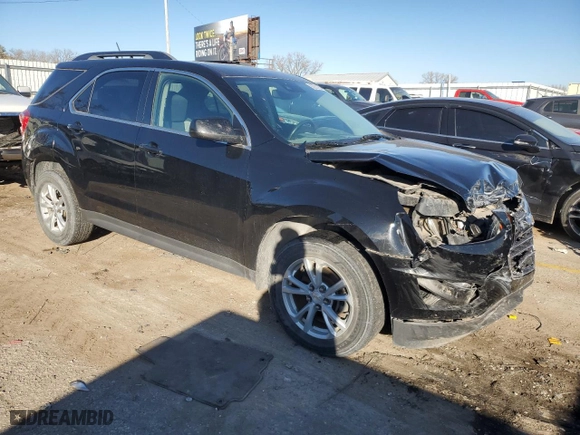 2017 Chevrolet Equinox LT with VIN 2GNFLFEK4H6320205, listed as a Copart auction lot 82921554 with 84,582 mi miles and Salvage Title. Bid and sale history available at carsss.com. Image 4.