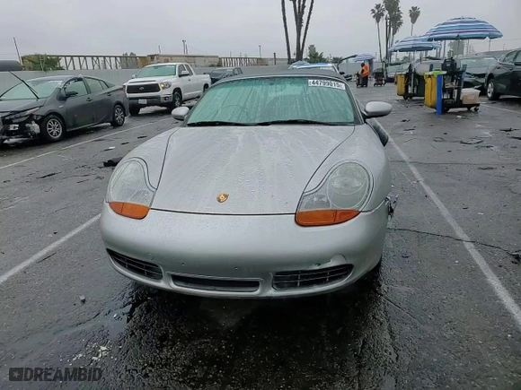 2001 Porsche Boxster S with VIN WP0CB29811U663146, listed as a Copart auction lot 44799015 with 0 mi miles and Salvage Title. Bid and sale history available at carsss.com. Image 10.