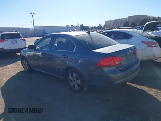 2009 Kia Optima LX with VIN KNAGE228395361458, listed as a IAAI auction lot 41418800 with 182,220 mi miles. Bid and sale history available at carsss.com. Image 3.