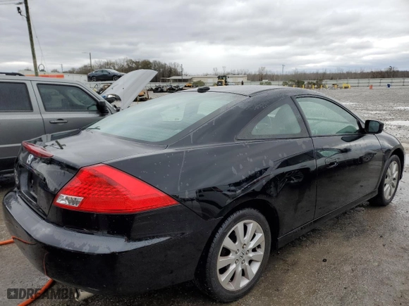 2007 Honda Accord Cpe EX-L with VIN 1HGCM82667A000169, listed as a Copart auction lot 41650005 with NaN miles and Salvage Title. Bid and sale history available at carsss.com. Image 3.