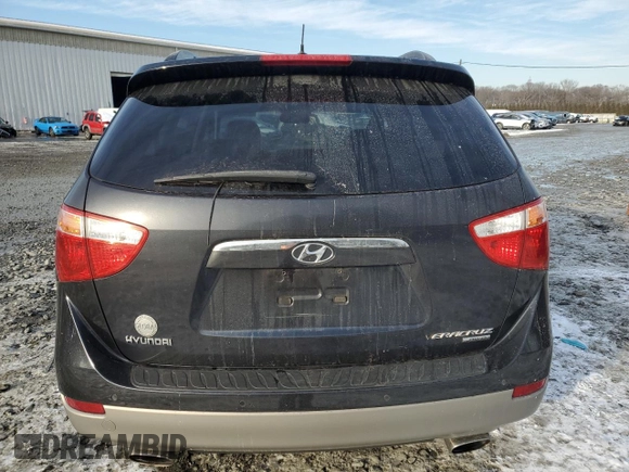 2007 Hyundai Veracruz GLS with VIN KM8NU73C57U008554, listed as a Copart auction lot 42334605 with 101,057 mi miles and Salvage Title. Bid and sale history available at DreamBid. Image 6.