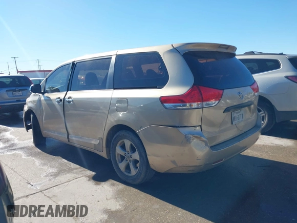 2012 Toyota Sienna with VIN 5TDKA3DC1CS011022, listed as a IAAI auction lot 41415386 with 209,552 mi miles and . Bid and sale history available at DreamBid. Image 14.