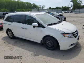 2014 Honda Odyssey EX-L with VIN 5FNRL5H66EB045781, listed as a Copart auction lot 53478115 with 194,418 mi miles and Clean Title. Bid and sale history available at carsss.com. Image 4.