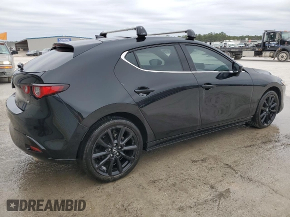 2022 Mazda Mazda3 Hatchback Premium with VIN JM1BPAML9N1507088, listed as a Copart auction lot 74745894 with 38,689 mi miles and Salvage Title. Bid and sale history available at carsss.com. Image 3.