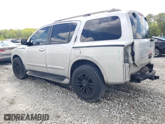 2011 Nissan Armada SV with VIN 5N1BA0ND9BN622731, listed as a Copart auction lot 52295715 with 283,550 mi miles and Non Repairable. Bid and sale history available at DreamBid. Image 2.
