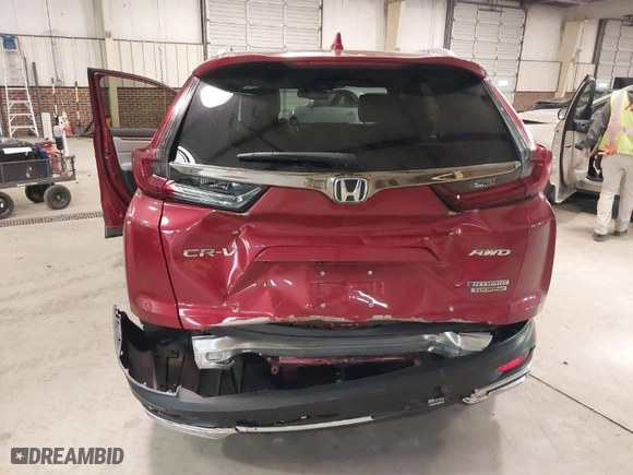 2022 Honda CR-V Hybrid Touring with VIN 5J6RT6H93NL046068, listed as a IAAI auction lot 41484892 with 23,916 mi miles. Bid and sale history available at carsss.com. Image 16.