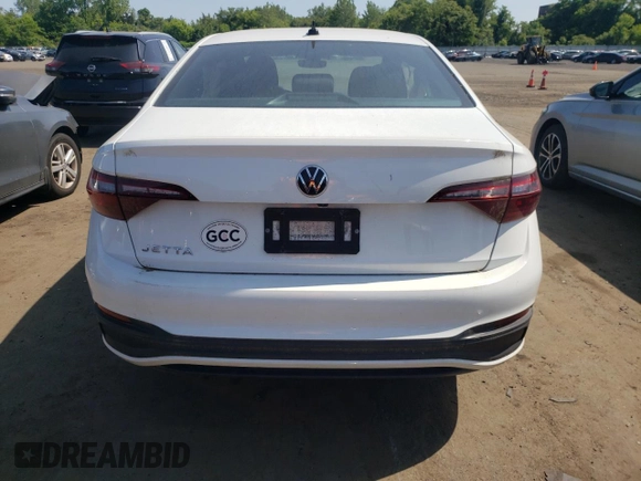2024 Volkswagen Jetta Sport with VIN 3VWAM7BU4RM023323, listed as a Copart auction lot 59050035 with 7,322 mi miles and Salvage title. Bid and sale history available at DreamBid. Image 6.