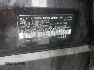 2023 Mitsubishi Outlander SE with VIN JA4J4UA88PZ025118, listed as a Copart auction lot 51921605 with 59,034 mi miles and Salvage Title. Bid and sale history available at carsss.com. Image 13.