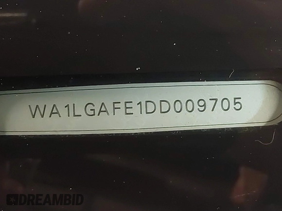 2013 Audi Q7 Premium Plus with VIN WA1LGAFE1DD009705, listed as a IAAI auction lot 41390712 with 99,649 mi miles and . Bid and sale history available at DreamBid. Image 17.