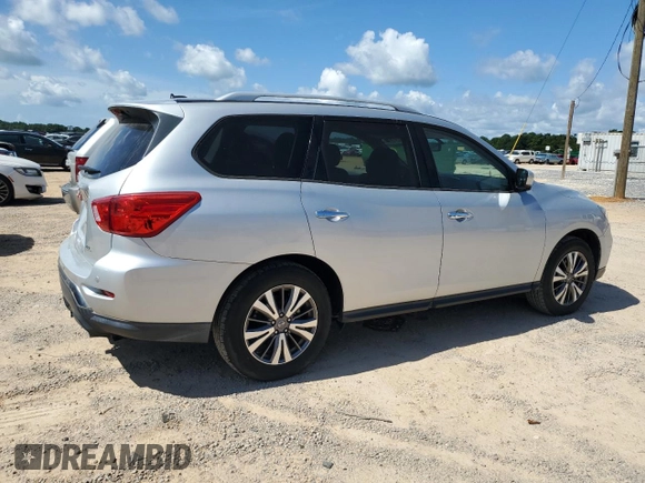 2017 Nissan Pathfinder SV with VIN 5N1DR2MN3HC687473, listed as a Copart auction lot 63376195 with 69,600 mi miles and Salvage title. Bid and sale history available at DreamBid. Image 3.
