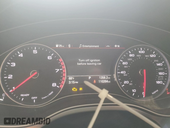 2017 Audi A7 Premium Plus с VIN WAUW2AFC0HN050033, выставлен на аукционе Copart как лот 51229005 с пробегом 110 264 миль миль и Списание • Salvage title. История ставок и продаж доступна на DreamBid. Изображение 9.