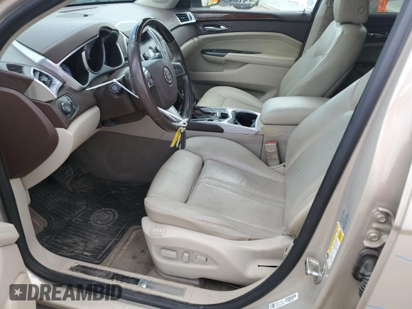 2012 Cadillac SRX Performance Collection with VIN 3GYFNBE34CS608427, listed as a Copart auction lot 62755945 with 139,331 mi miles and Salvage title. Bid and sale history available at DreamBid. Image 7.
