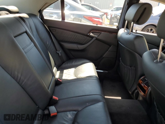 2005 Mercedes-Benz S-Class 5.0L with VIN WDBNG75J15A447352, listed as a Copart auction lot 53681734 with 0 mi miles and Salvage Title. Bid and sale history available at carsss.com. Image 10.