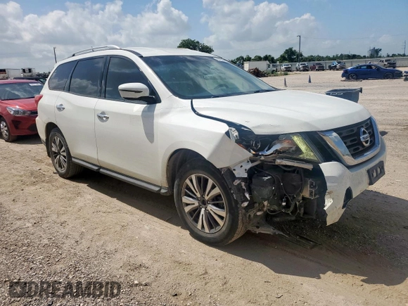 2017 Nissan Pathfinder S with VIN 5N1DR2MN2HC601473, listed as a Copart auction lot 61259475 with 175,483 mi miles and Salvage title. Bid and sale history available at DreamBid. Image 4.