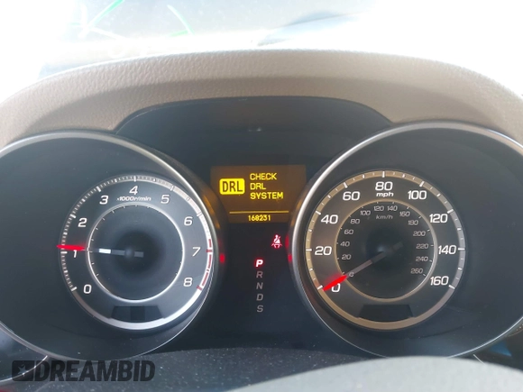 2013 Acura MDX with VIN 2HNYD2H25DH508128, listed as a IAAI auction lot 41822621 with 168,231 mi miles. Bid and sale history available at carsss.com. Image 7.