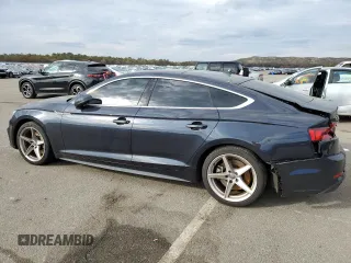 2018 Audi A5 Sportback Premium Plus with VIN WAUENCF54JA057838, listed as a Copart auction lot 75138723 with 0 mi miles. Bid and sale history available at carsss.com. Image 2.