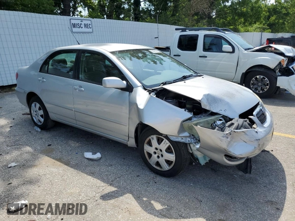 2007 Toyota Corolla CE with VIN JTDBR32E770108831, listed as a Copart auction lot 61961465 with 154,342 mi miles and Salvage title. Bid and sale history available at DreamBid. Image 4.