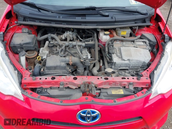 2012 Toyota Prius One with VIN JTDKDTB33C1527017, listed as a IAAI auction lot 41948154 with 103,994 mi miles. Bid and sale history available at carsss.com. Image 10.