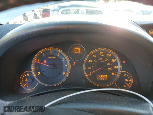 2006 Infiniti G35 Coupe with VIN JNKCV54E16M714947, listed as a Copart auction lot 42036175 with 149,538 mi miles and Salvage Title. Bid and sale history available at carsss.com. Image 9.
