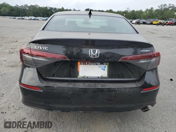 2025 Honda Civic Sport z VIN 2HGFE2F50SH568680, wystawiony jako Copart lot #54126165 z przebiegiem Nie podano mil oraz Szkoda całkowita • Salvage title. Historia ofert i sprzedaży dostępna na DreamBid. Obrazek 6.