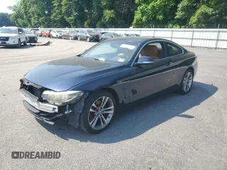 2018 BMW 4 Series 430i xDrive with VIN WBA4W5C57JAA49230, listed as a Copart auction lot 62102274 with 128,237 mi miles and Salvage title. Bid and sale history available at DreamBid. Image 1.