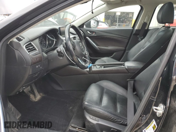 2017 Mazda 6 Grand Touring with VIN JM1GL1W51H1114366, listed as a Copart auction lot 52750715 with 79,792 mi miles and Salvage Title. Bid and sale history available at carsss.com. Image 7.