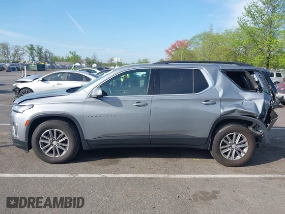2023 Chevrolet Traverse LT Cloth with VIN 1GNEVGKW3PJ336948, listed as a IAAI auction lot 42144619 with 15,580 mi miles and . Bid and sale history available at DreamBid. Image 14.