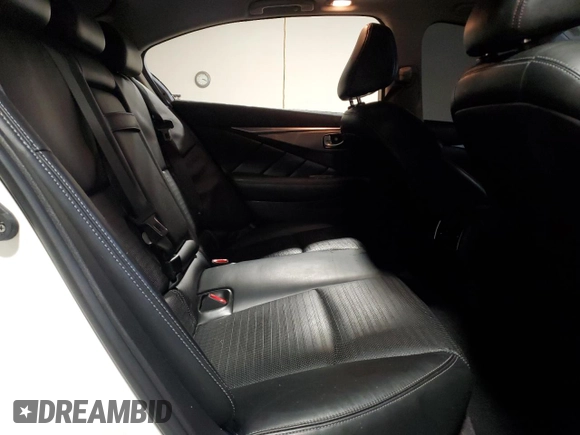 2016 Infiniti Q50 Red Sport 400 with VIN JN1FV7AR5GM451481, listed as a Copart auction lot 57231715 with 69,628 mi miles and Salvage title. Bid and sale history available at DreamBid. Image 10.