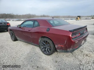2021 Dodge Challenger SXT with VIN 2C3CDZAG9MH572708, listed as a Copart auction lot 47476175 with 137,834 mi miles and Salvage Title. Bid and sale history available at carsss.com. Image 2.