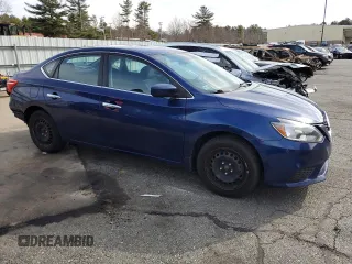 2017 Nissan Sentra SV with VIN 3N1AB7AP6HL668647, listed as a Copart auction lot 49869255 with 93,309 mi miles and Salvage Title. Bid and sale history available at DreamBid. Image 4.