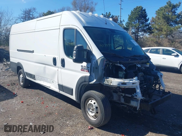 2021 Ram ProMaster Cargo with VIN 3C6MRVJG0ME520526, listed as a IAAI auction lot 41794411 with 35,356 mi miles and . Bid and sale history available at carsss.com. Image 1.