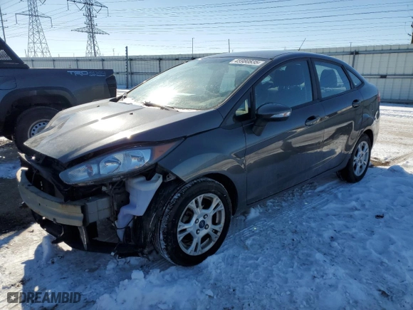 2016 Ford Fiesta SE with VIN 3FADP4BJ0GM185934, listed as a Copart auction lot 45980835 with 62,846 mi miles and Salvage Title. Bid and sale history available at carsss.com. Image 1.