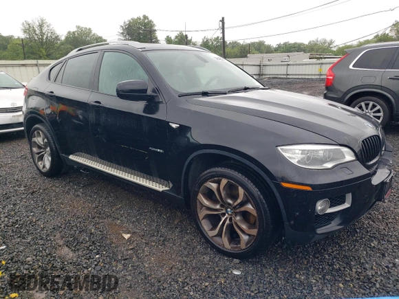 2013 BMW X6 xDrive50i z VIN 5UXFG8C55DL591991, wystawiony jako Copart lot #58042525 z przebiegiem 144 370 mil mil oraz Czysty tytuł • Clean title. Historia ofert i sprzedaży dostępna na DreamBid. Obrazek 4.