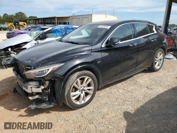 2017 Infiniti QX30 Sport with VIN SJKCH5CP1HA035421, listed as a Copart auction lot 70329554 with 92,692 mi miles and Salvage Title. Bid and sale history available at carsss.com. Image 1.